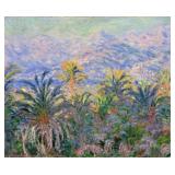 Palm Trees in Bordighera Canvas by Claude Monet