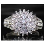 10kt Gold Round Brilliant 1.00 ct Diamond Ring