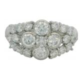 Platinum 1.73 ct Natural VS Brilliant Diamond Ring