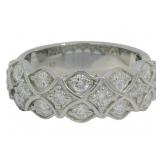 Brilliant 1.00 ct VS Lab Diamond Dinner Ring