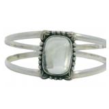 Genuine 22.40 ct Green Amethyst Cuff Bracelet