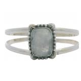 Natural 12.50 ct Cabochon Moonstone Cuff Bracelet