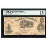1860 Bank of Pittsylvania $1 Obsolete Note