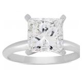 Platinum 2.00 ct Princes Cut VS Lab Diamond Ring