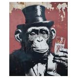 Too Much Monkey Business Canvas by King Kromatik