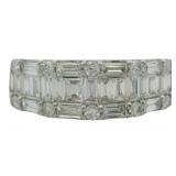 Platinum 1.00 ct Natural Brilliant VS Diamond Ring