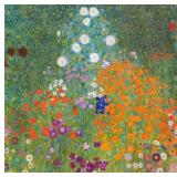 Cottage Garden Giclee Canvas by Gustav Klimt