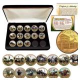24K 2018 Triple Crown Winners State Quarters Box