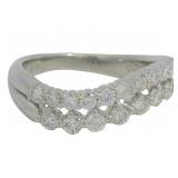 Platinum 0.70 ct Natural VS Diamond Ring