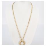 Yves Saint Laurent Circle Chain Necklace