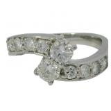 Platinum 1.01 ct Natural VS Diamond Ring