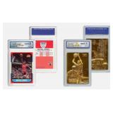 Kobe Bryant & Michael Jordan Gold Rookie Card Set