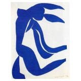 The Flowing Hair c.1952 Art Print by Henri Matisse