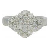 Platinum 1.00 ct Natural Diamond Ring