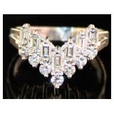 Platinum 1.08 ct Natural VS Brilliant Diamond Ring