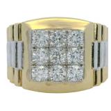 Gent's 1.00 ct Rolex Style VS Lab Diamond Ring