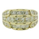 18kt Gold 2.75 ct Natural VS Diamond Ring