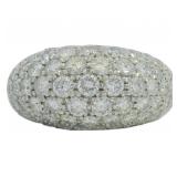 Platinum 3.00 ct Natural VS Brilliant Diamond Ring