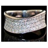 Platinum 1.05 ct Brilliant Natural Diamond Ring
