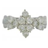 Platinum 1.00 ct Natural Diamond Ring