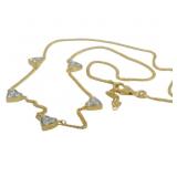 Brilliant 1.00 ct VS Diamond Heart Necklace