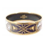 HERMES EMAILLE BANGLE