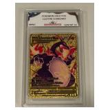 Pokï¿½mon Gold Custom Charizard Card