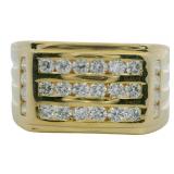 Gent's 1.00 ct Channel Set VS Lab Diamond Ring