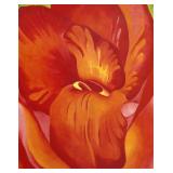 Canna Red & Orange Canvas by Georgia O'Keeffe