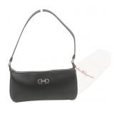 Salvatore Ferragamo Gancini Leather Shoulder Bag
