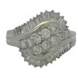 Platinum 1.00 ct Natural Diamond Ring