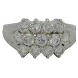 Platinum 1.07 ct Natural Diamond Ring