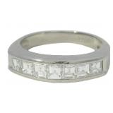 Platinum 1.00 ct Natural VVS Diamond Ring