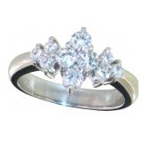 Platinum Natural Brilliant 1/2 VS Diamond Ring