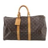 Louis Vuitton Monogram Keepall 45 Boston Bag