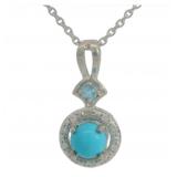 Natural Sleeping Beauty Turquoise Necklace
