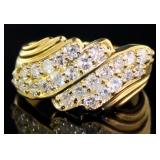 18kt Gold 1.00 ct Natural Diamond Ring