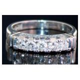 Platinum Natural Brilliant 2/5 ct Diamond Ring