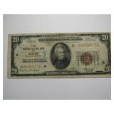 1929 $20 Boston Federal Reserve Bank Note