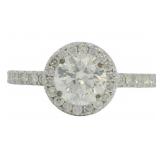 14k Gold 1.41 ct Round Brilliant Diamond Ring