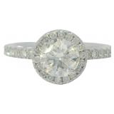 14k Gold 1.40 ct Round Natural Diamond Ring
