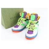 Gucci GG Canvas Basket High Top Sneakers Size 36