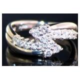 Platinum Natural 1/2 ct Brilliant Diamond Ring