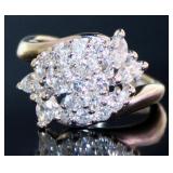 Platinum Natural 1.00 ct Brilliant VS Diamond Ring