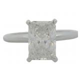 14kt Gold 2.04 ct Radiant Cut Lab Diamond Ring