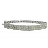 14kt Gold 5.00 ct Natural Diamond Bangle Bracelet