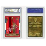 23K Red Gold Michael Jordan Rookie Card