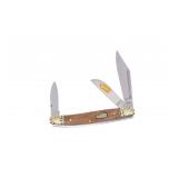 Frost Pecan Burlwood Wrangler Knife