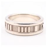 Tiffany & Co. Atlas Ring Size 4.25