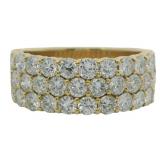 18k Gold 2.09 ct Natural Brilliant Diamond Ring
